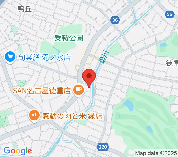 スタジオエチュード緑店の地図