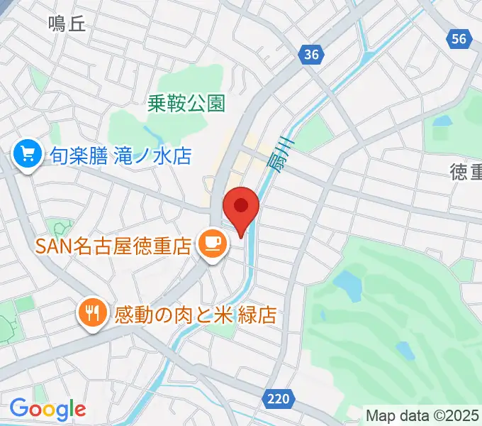スタジオエチュード緑店の地図