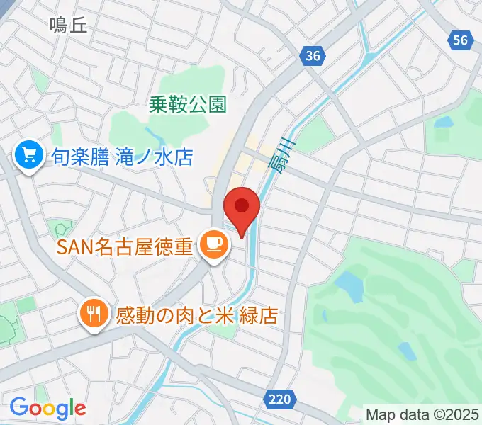 スタジオエチュード緑店の地図