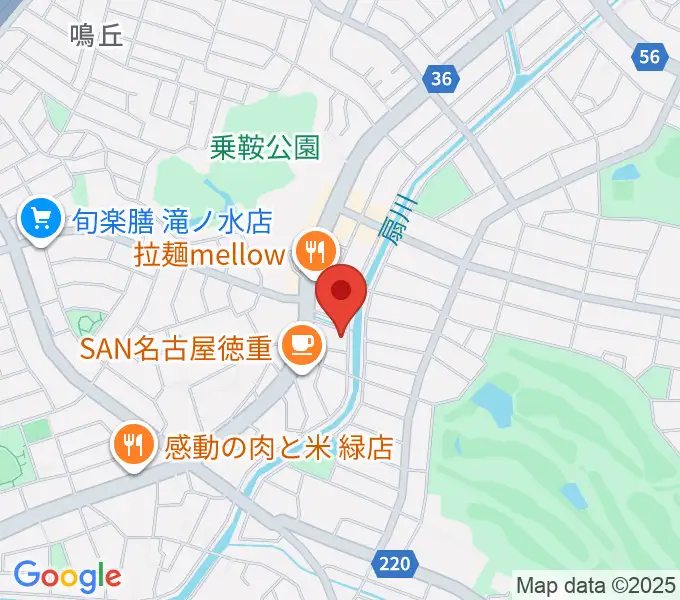 スタジオエチュード緑店の地図