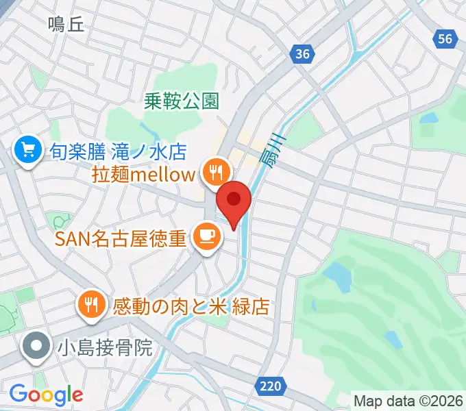 スタジオエチュード緑店の地図