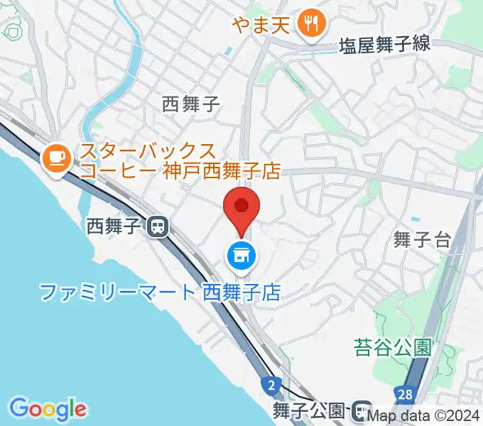 舞子センター ヤマハミュージックの地図