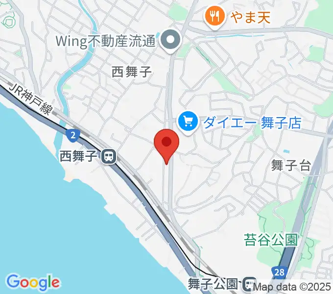 舞子センター ヤマハミュージックの地図