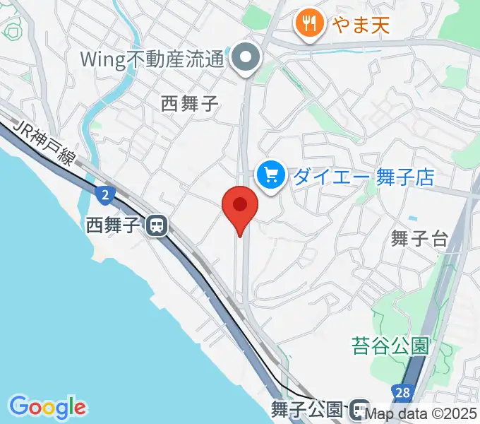 舞子センター ヤマハミュージックの地図