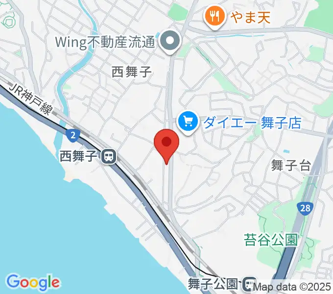 舞子センター ヤマハミュージックの地図