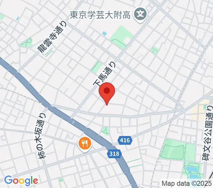 アウラ音楽院 学芸大学教室の地図