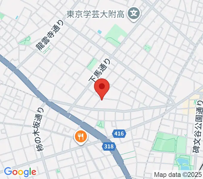 アウラ音楽院 学芸大学教室の地図