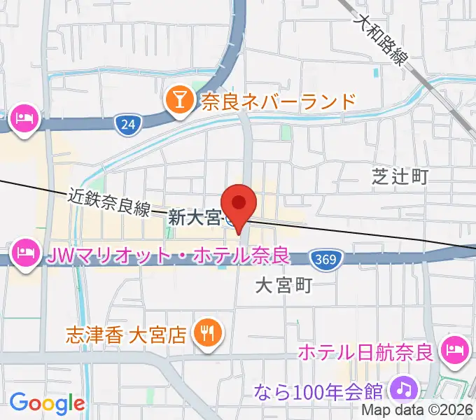 新大宮センター ヤマハミュージックの地図