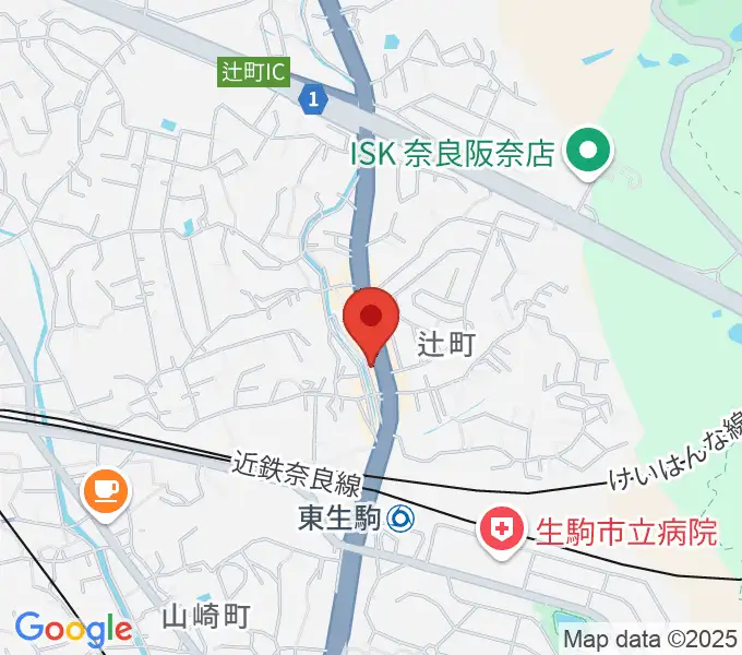 東生駒センター ヤマハミュージックの地図