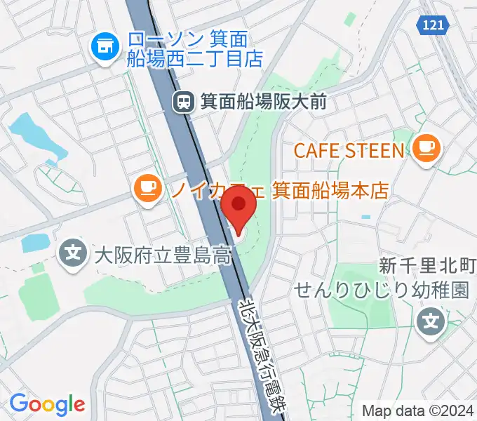 マークスミュージックの地図