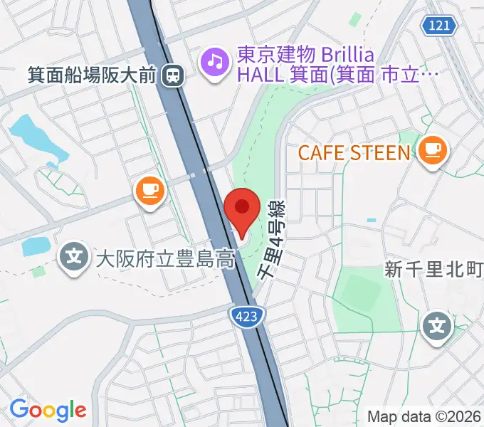 マークスミュージックの地図