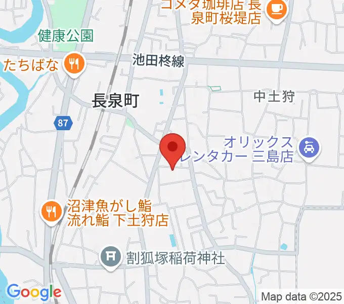 reprise安井ピアノ教室の地図