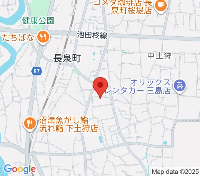 reprise安井ピアノ教室の地図
