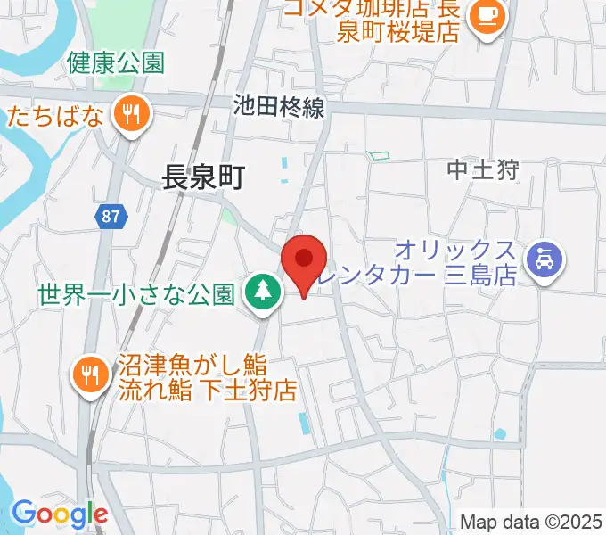 reprise安井ピアノ教室の地図