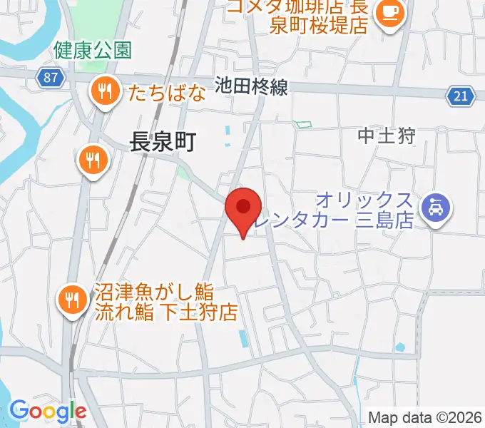 reprise安井ピアノ教室の地図