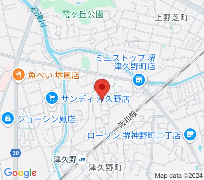 ぼたんピアノ教室の地図