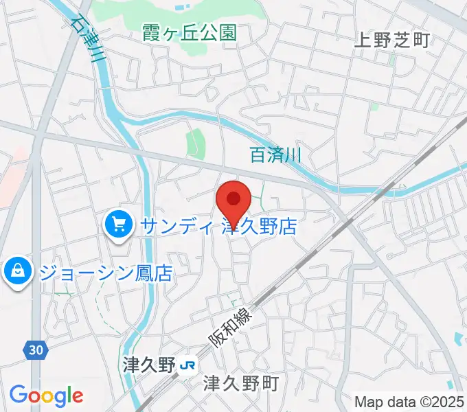 ぼたんピアノ教室の地図