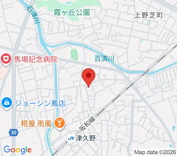 ぼたんピアノ教室の地図