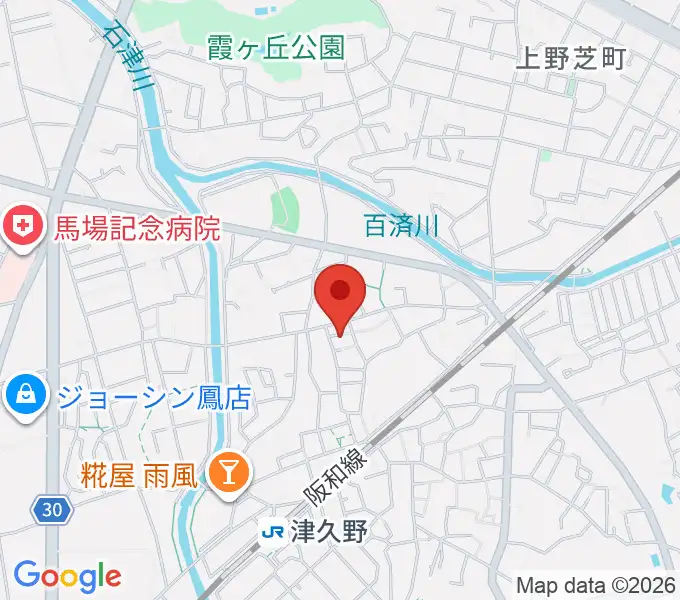 ぼたんピアノ教室の地図