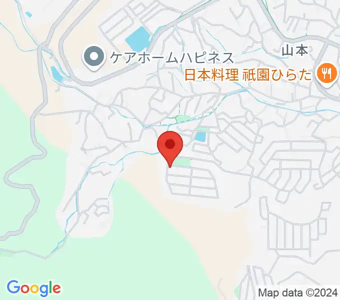 かまだピアノ教室の地図