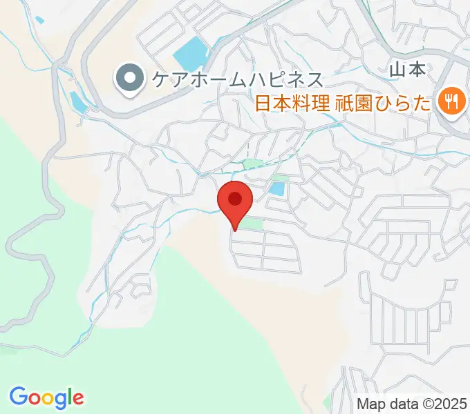 かまだピアノ教室の地図