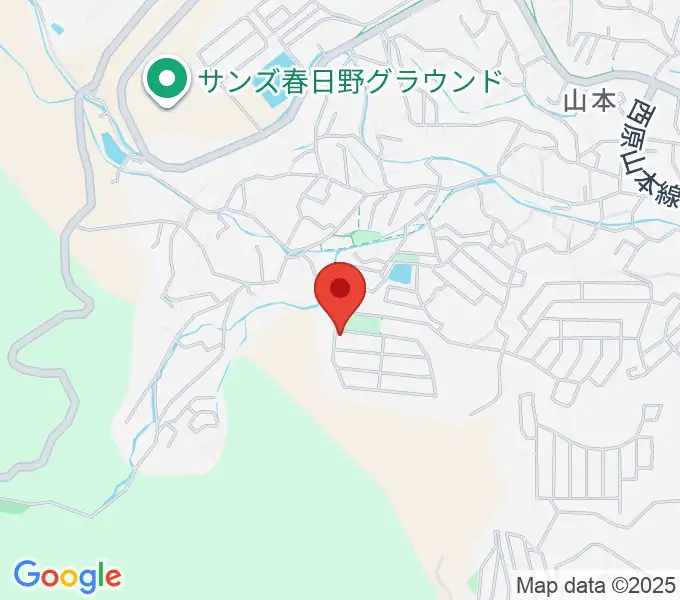 かまだピアノ教室の地図