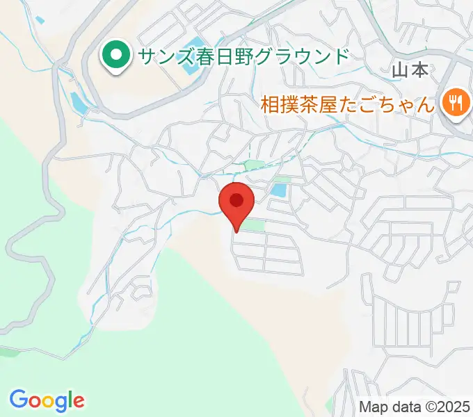かまだピアノ教室の地図