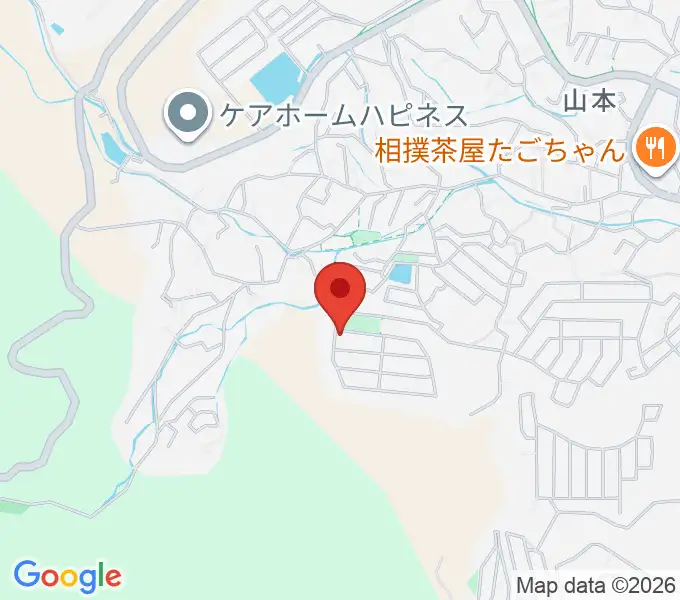 かまだピアノ教室の地図