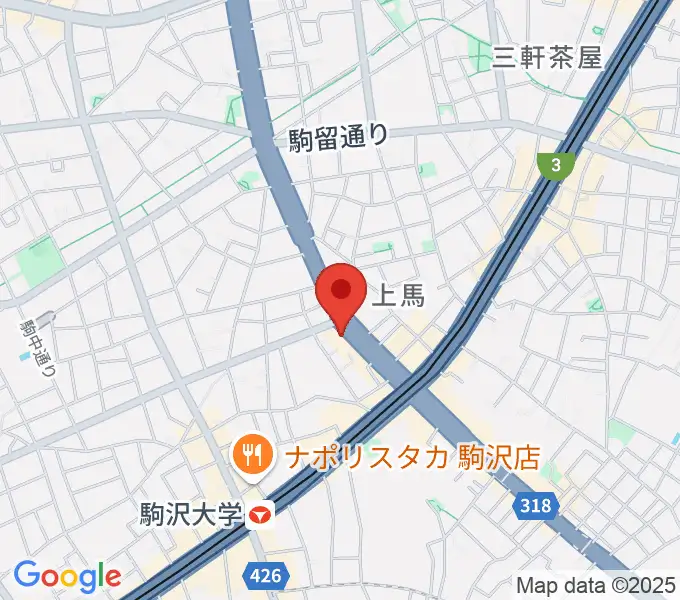 駒沢STRAWBERRY FIELDSの地図