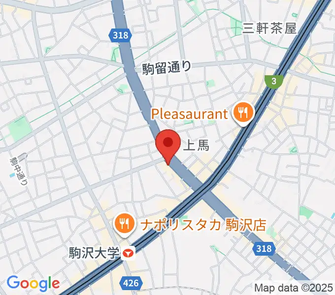 駒沢STRAWBERRY FIELDSの地図