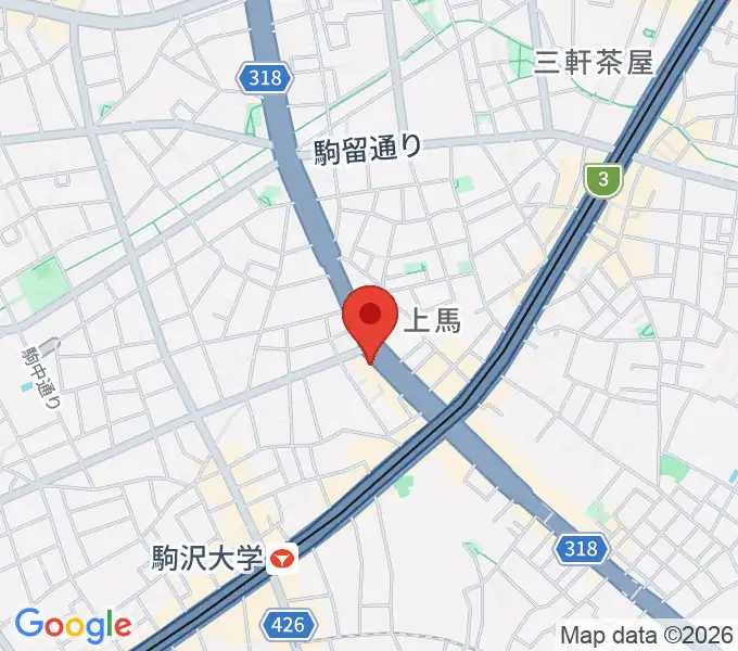 駒沢STRAWBERRY FIELDSの地図