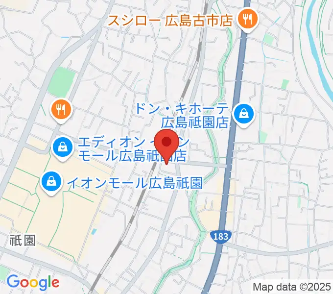 ユニスタイル安佐南 ヤマハミュージックの地図