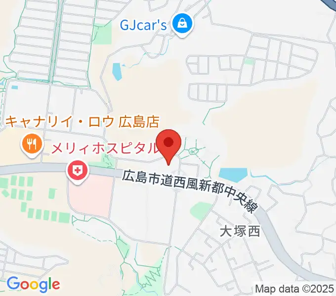 A.Cityセンター ヤマハミュージックの地図