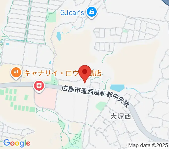 A.Cityセンター ヤマハミュージックの地図