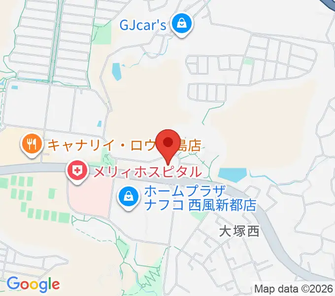 A.Cityセンター ヤマハミュージックの地図