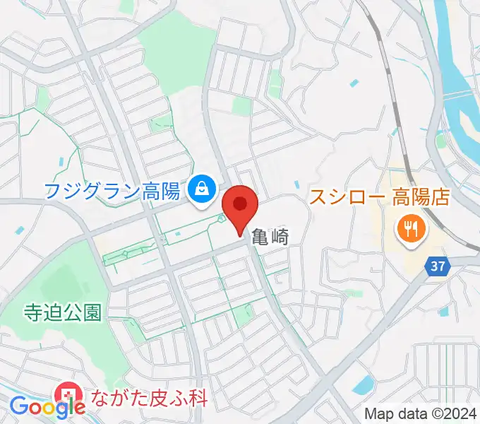 高陽センター ヤマハミュージックの地図