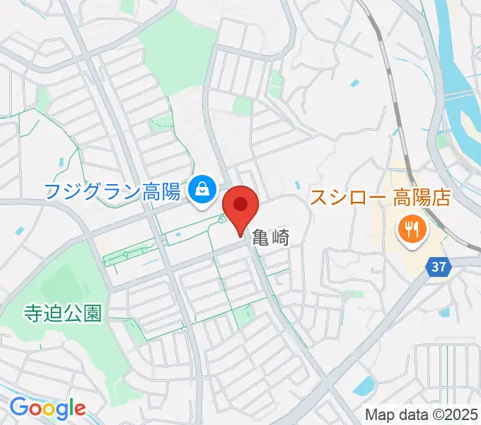 高陽センター ヤマハミュージックの地図