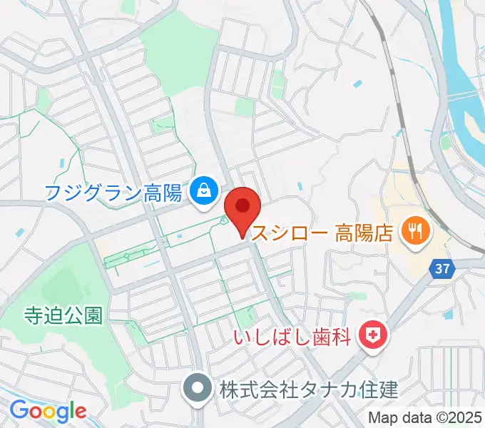 高陽センター ヤマハミュージックの地図