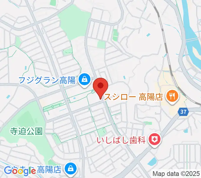 高陽センター ヤマハミュージックの地図