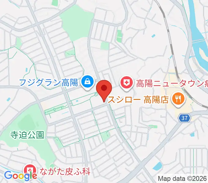 高陽センター ヤマハミュージックの地図