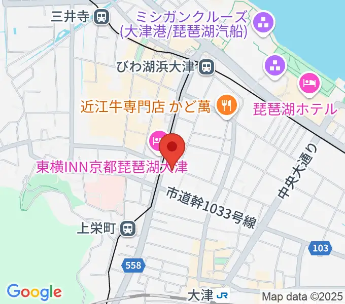レインボーミュージックスクールの地図