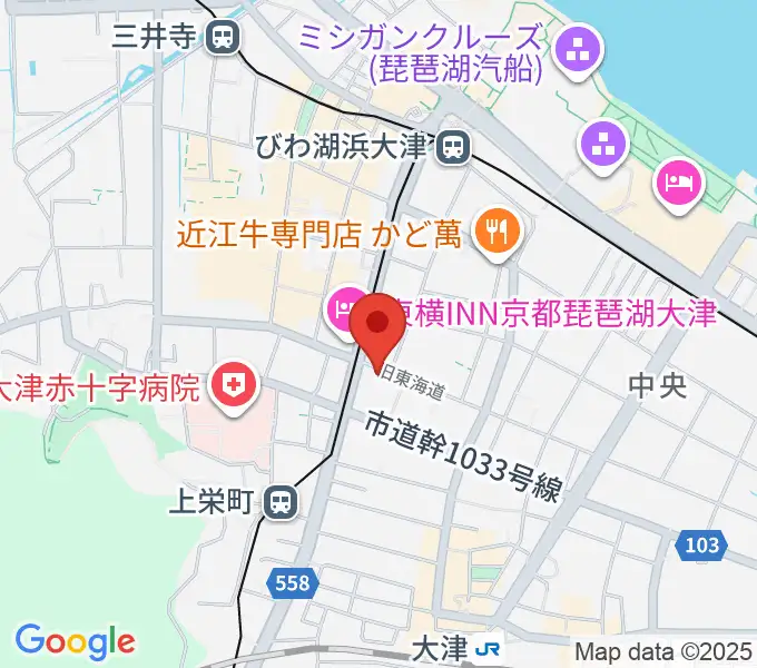 レインボーミュージックスクールの地図