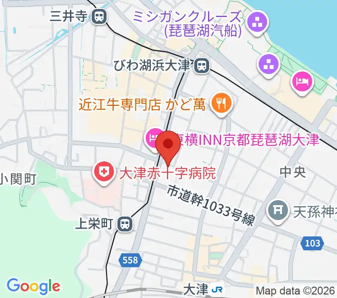 レインボーミュージックスクールの地図
