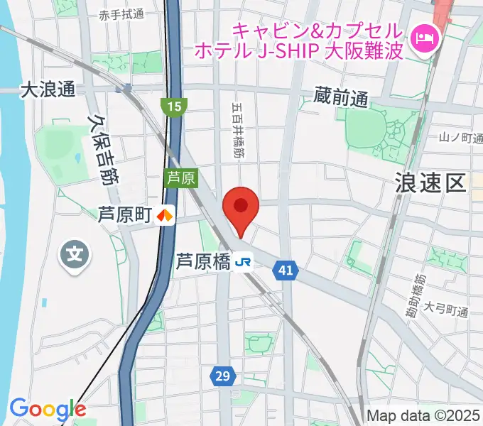 太鼓正の地図