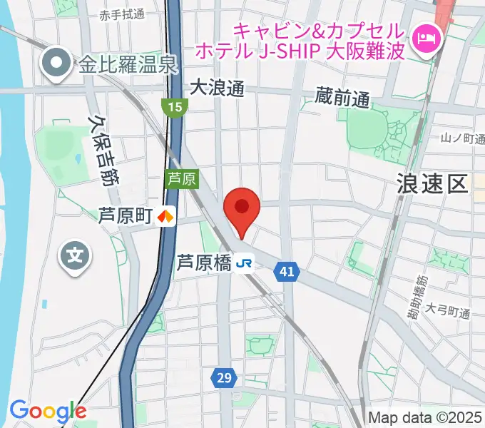 太鼓正の地図
