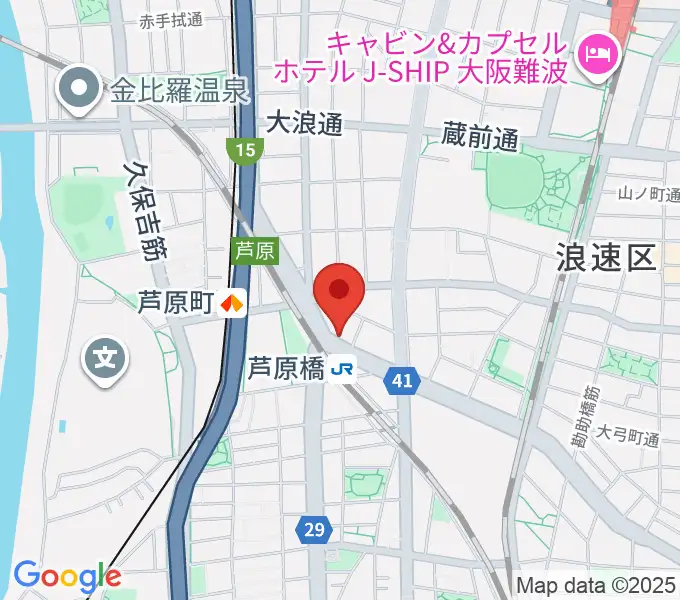 太鼓正の地図