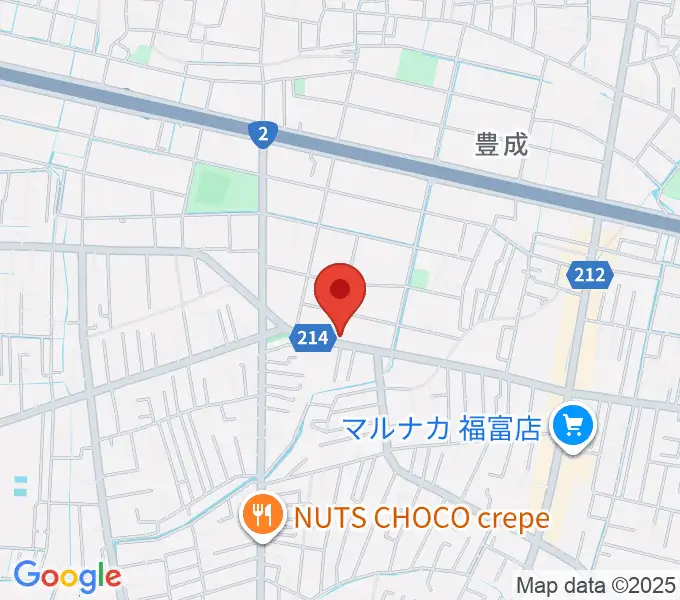 ミュージックセンター岡南 ヤマハミュージックの地図