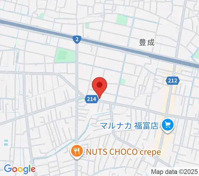 ミュージックセンター岡南 ヤマハミュージックの地図