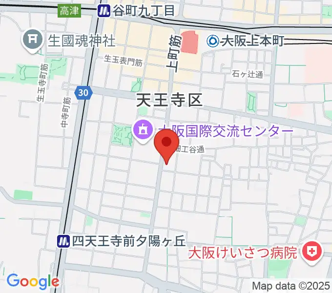 ファナ大阪の地図
