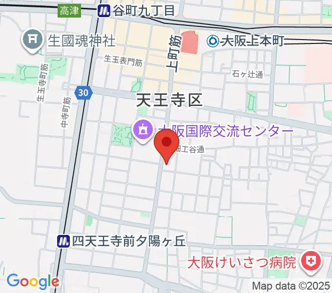 ファナ大阪の地図